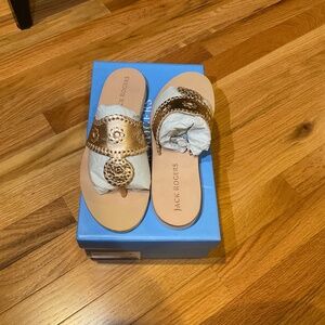 Jack Rogers - Rose Gold - Boating Jacks - Size 8.5 Brand New
